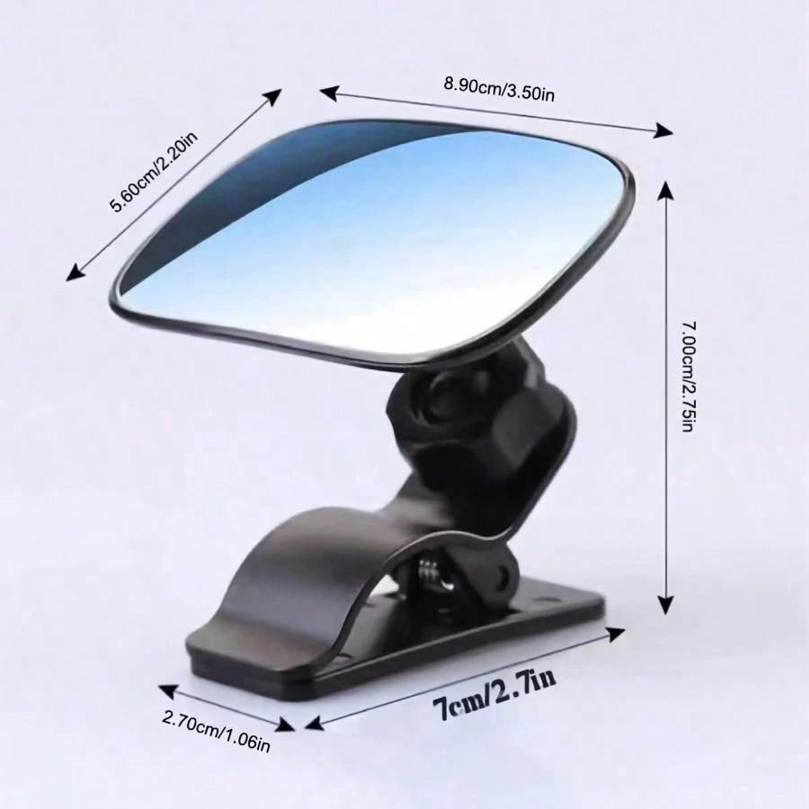 Universal Car Interior Rearview Mirror Baby Mirror Wide Angle Convex Mirror Clip-On Rearview Mirror, Convenient For Observing Rear Passengers