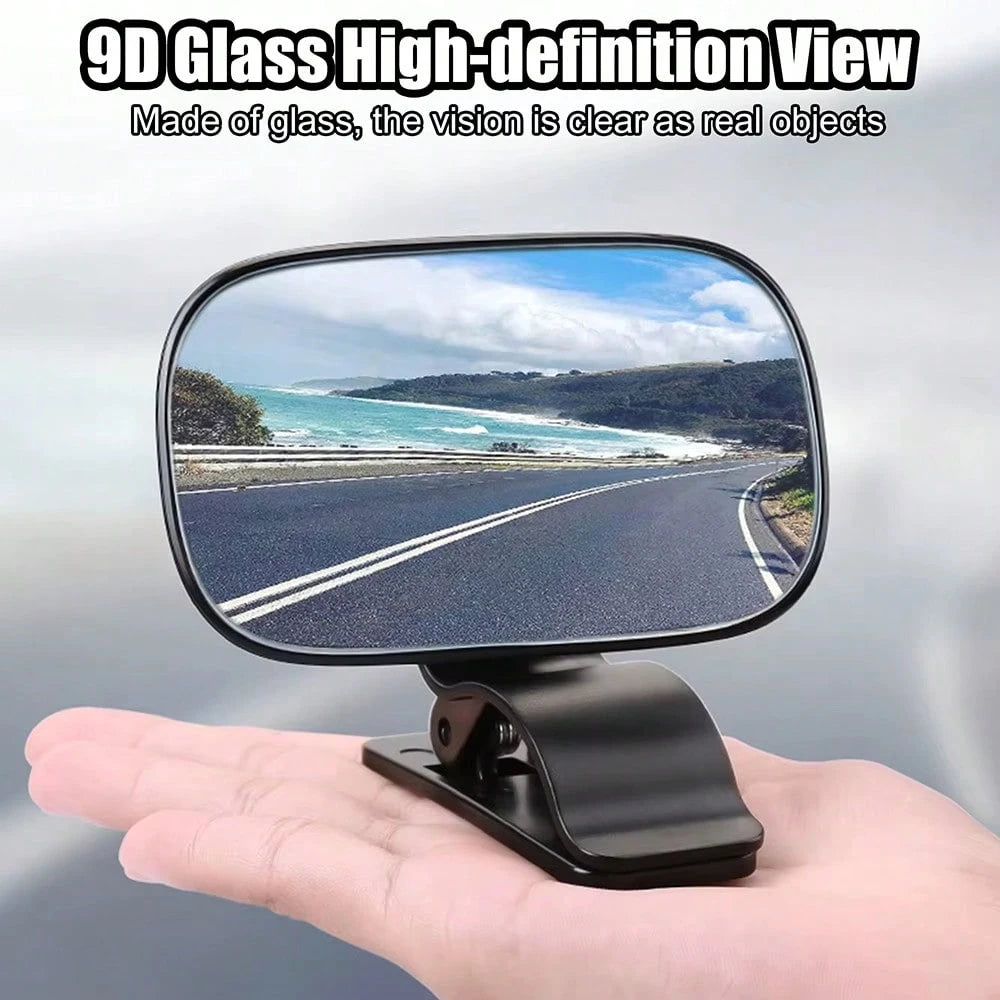 Universal Car Interior Rearview Mirror Baby Mirror Wide Angle Convex Mirror Clip-On Rearview Mirror, Convenient For Observing Rear Passengers