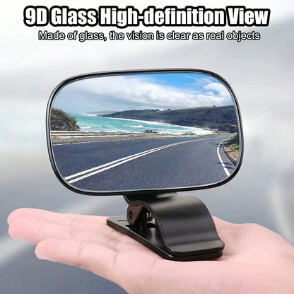 Universal Car Interior Rearview Mirror Baby Mirror Wide Angle Convex Mirror Clip-On Rearview Mirror, Convenient For Observing Rear Passengers
