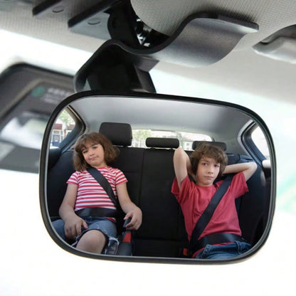 Universal Car Interior Rearview Mirror Baby Mirror Wide Angle Convex Mirror Clip-On Rearview Mirror, Convenient For Observing Rear Passengers