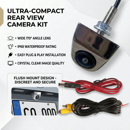 Universal Car Rear View Backup Camera IP68 Waterproof Night Vision High Definition Clear Image Wide Angle Suitable For Most Car Models