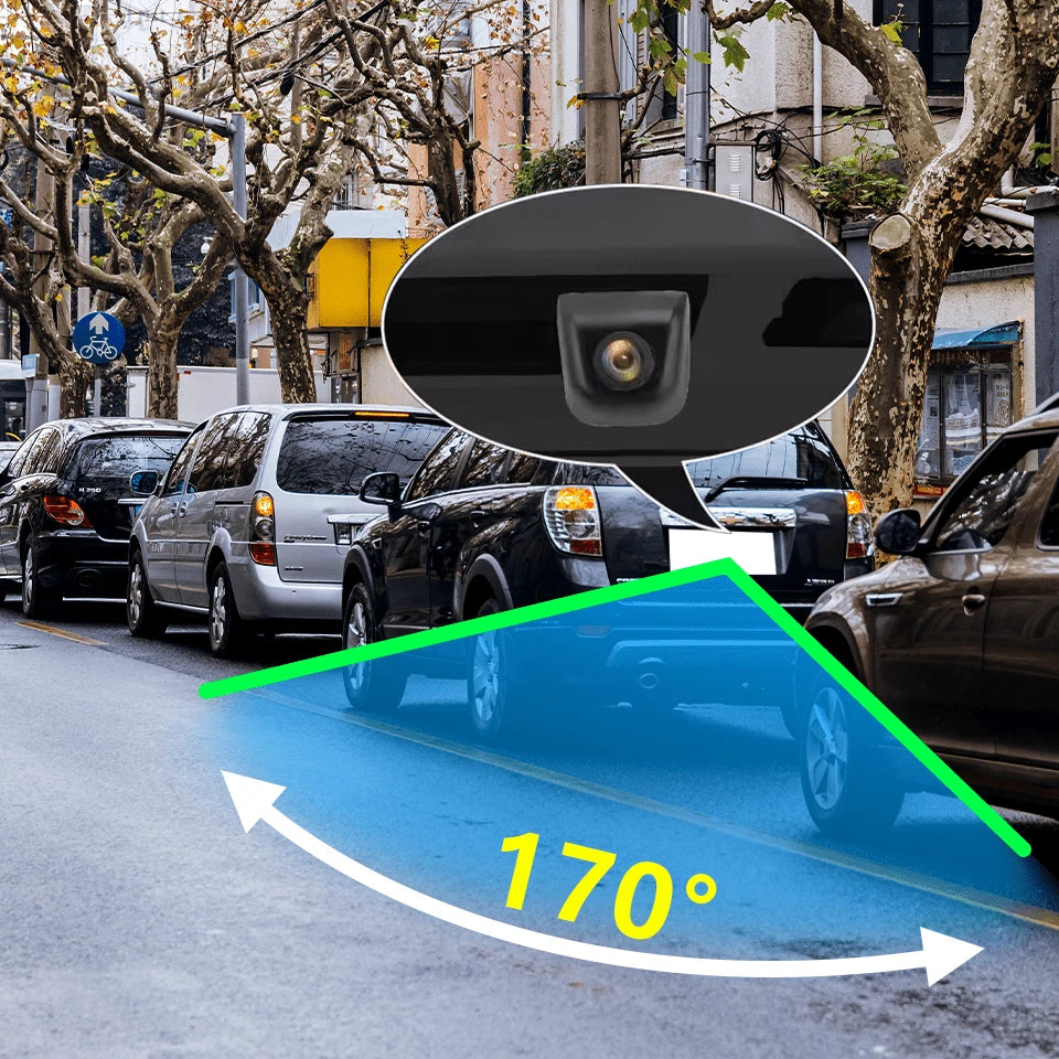 Universal Car Rear View Backup Camera IP68 Waterproof Night Vision High Definition Clear Image Wide Angle Suitable For Most Car Models