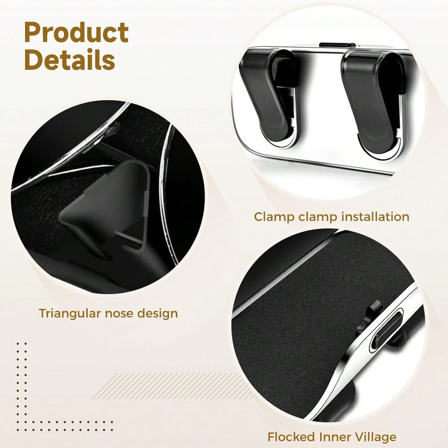 Universal Car Visor & Dashboard Fashion Glasses Holder – One-Handed Quick Access, Scratch-Resistant & Shockproof Case, Heat/Cold Resistant, Easy Install, Great Gift For Drivers, Fathers & Friends, Per