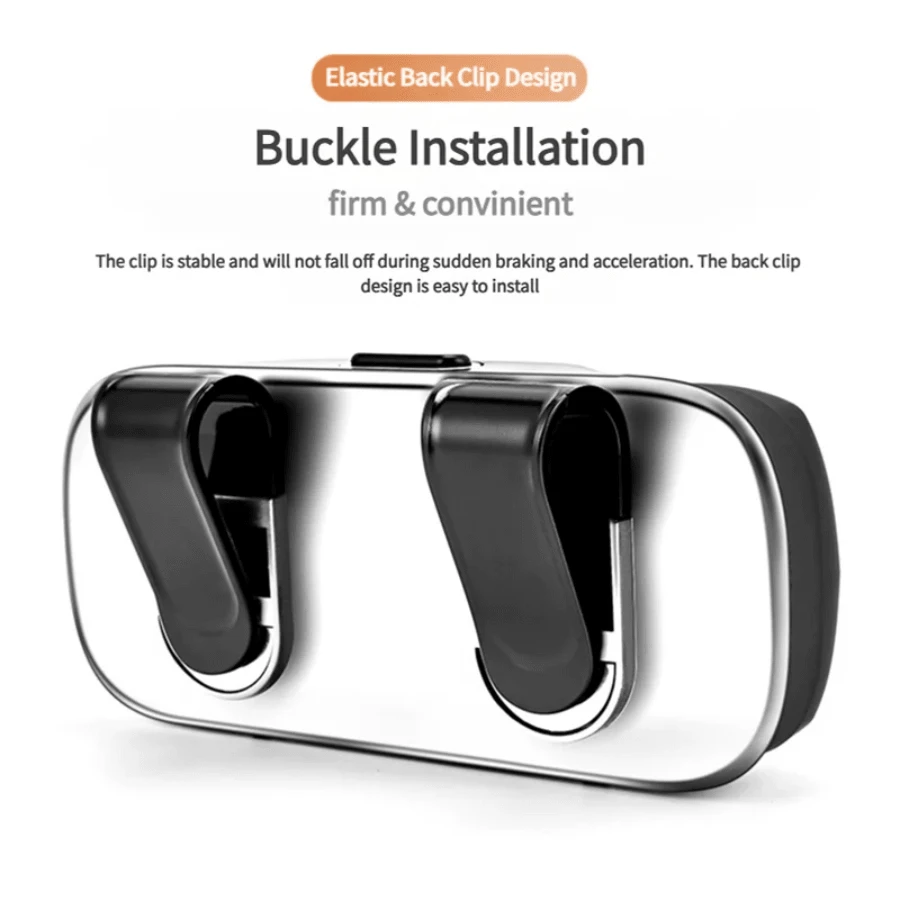 Universal Car Visor & Dashboard Fashion Glasses Holder – One-Handed Quick Access, Scratch-Resistant & Shockproof Case, Heat/Cold Resistant, Easy Install, Great Gift For Drivers, Fathers & Friends, Per