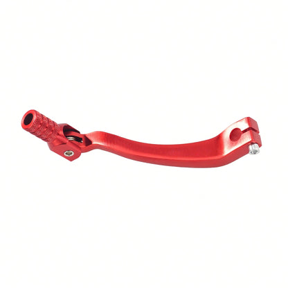 Universal CNC Aluminum Alloy Motorcycle Folding Gear Shift Lever, Durable Lightweight Gear Shifter, Suitable For 50cc-125cc Pit Bike Off-Road Motorcycle CRF XR RM KX KLX TTR PW SSR Apollo Tao Tao Modi