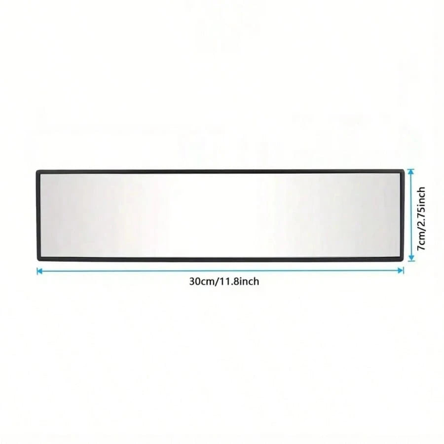 Universal Curved Rearview Mirror For Cars, Interior Clip-On Wide-Angle Rearview Mirror, Wide Field Of View Improves Visibility, Effectively Reduces Blind Spots And Increases Driving Distance.
