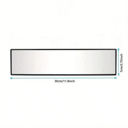 Universal Curved Rearview Mirror For Cars, Interior Clip-On Wide-Angle Rearview Mirror, Wide Field Of View Improves Visibility, Effectively Reduces Blind Spots And Increases Driving Distance.