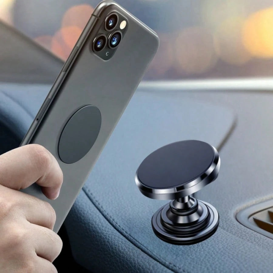 Universal Magnetic Phone Holder 360° Rotating Stand, Equipped With Thick Adhesive Pad And Magnetic Plate, Can Be Firmly Fixed To Any Flat Surface.