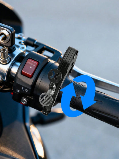 Universal Motorcycle Cruise Control Throttle Lock Assist Bottom Assist Kit