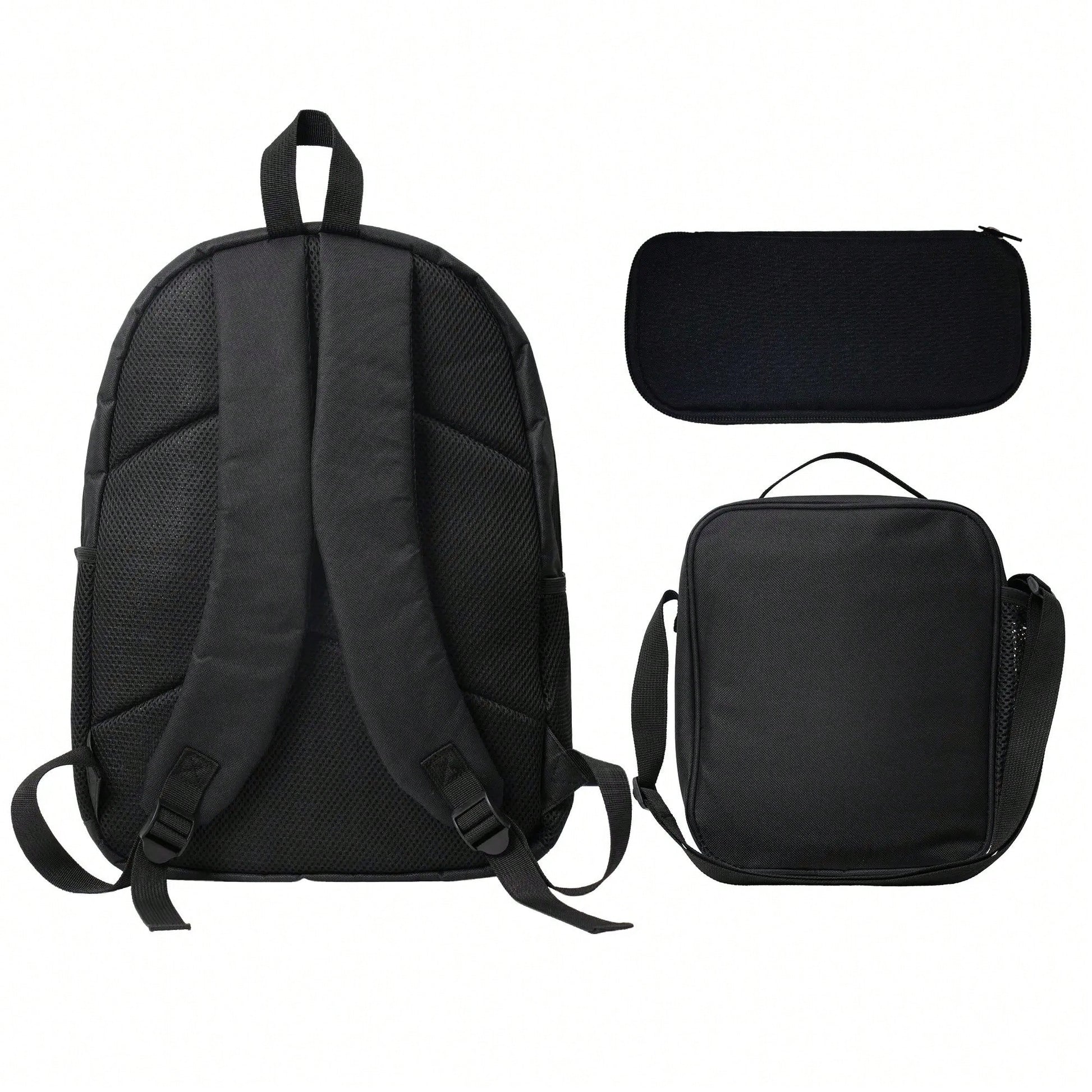 UNSPEAKABLE Anime Backpack 3PCS Set For Teens Women Men Casual School Backpack With Travel Bag Lightweight Daypack For Students
