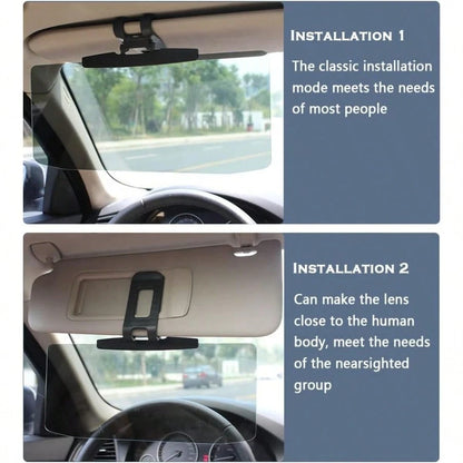 Upgrade Anti-Glare 180°Adjustable Sun Visor For Car,Block UV 97% Sun Blocker Sun Visor Extender,Eliminates Snow Blindness&Eye Fatigue Car Must Have Car Visor