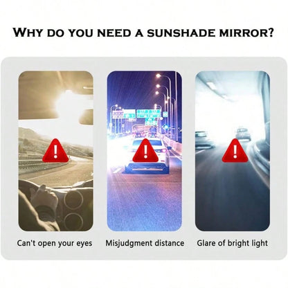 Upgrade Anti-Glare 180°Adjustable Sun Visor For Car,Block UV 97% Sun Blocker Sun Visor Extender,Eliminates Snow Blindness&Eye Fatigue Car Must Have Car Visor