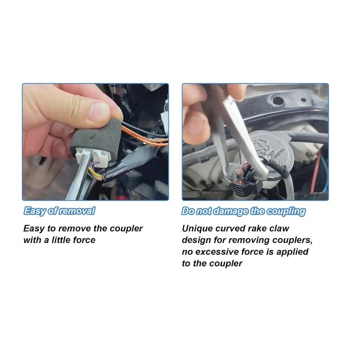 Upgraded 37960 Electrical Disconnect Pliers, 8in Automotive Tools Electrical Connector Pliers, Automotive Electrical Plug Connector Disconnect Tools For Push Tab Style Plugs