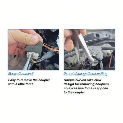 Upgraded 37960 Electrical Disconnect Pliers, 8in Automotive Tools Electrical Connector Pliers, Automotive Electrical Plug Connector Disconnect Tools For Push Tab Style Plugs