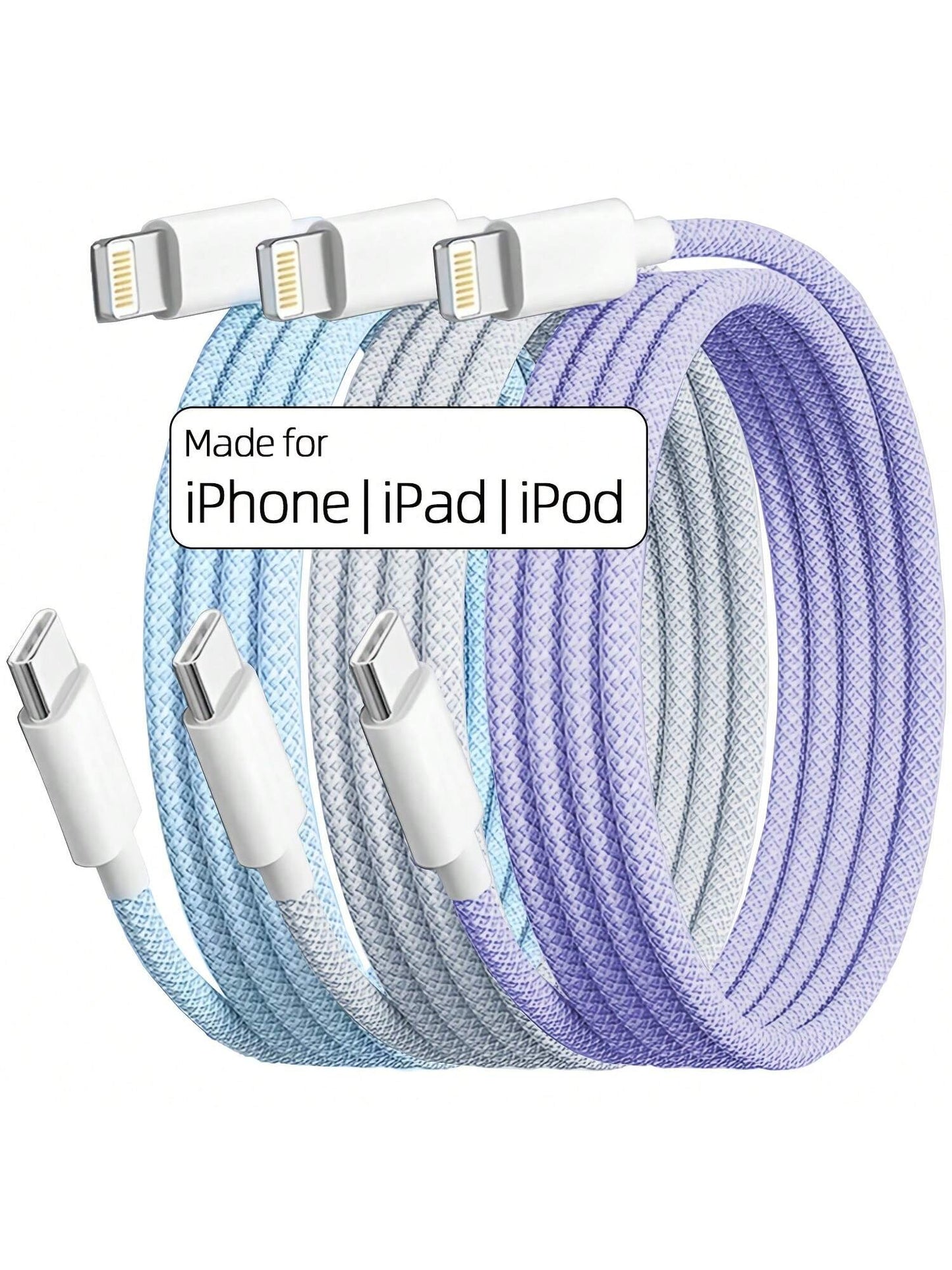 USB-C To Lightning Fast Charging Cable| Compatible With IPhone 14/13/12/11 Pro Max/XR/XS/X/8/7/6 Plus/SE, Type-C Car Charger CarPlay Data Cable, Compatible With Apple Data Cable, Supports PD Fast Cha