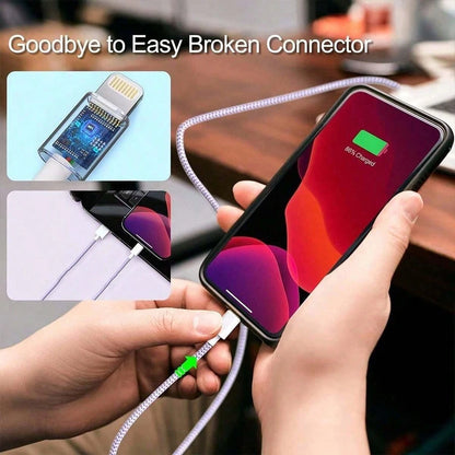 USB-C To Lightning Fast Charging Cable| Compatible With IPhone 14/13/12/11 Pro Max/XR/XS/X/8/7/6 Plus/SE, Type-C Car Charger CarPlay Data Cable, Compatible With Apple Data Cable, Supports PD Fast Cha