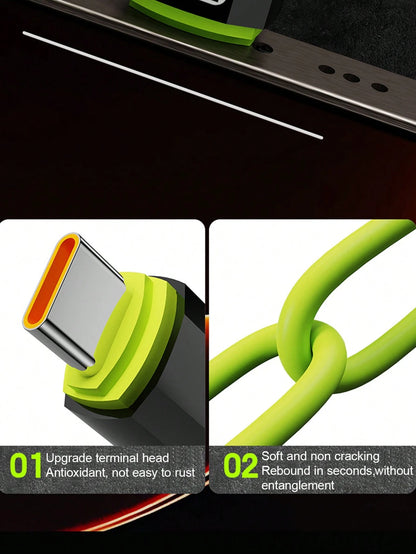 USB-C To Type-C Fast Charging Cable, Apple Charging Cable, Support Data Transfer, TPE Charging Cable, Compatible With Android/Type-C USB Devices, Portable Charger, Charging Cable Compatible With Iphon