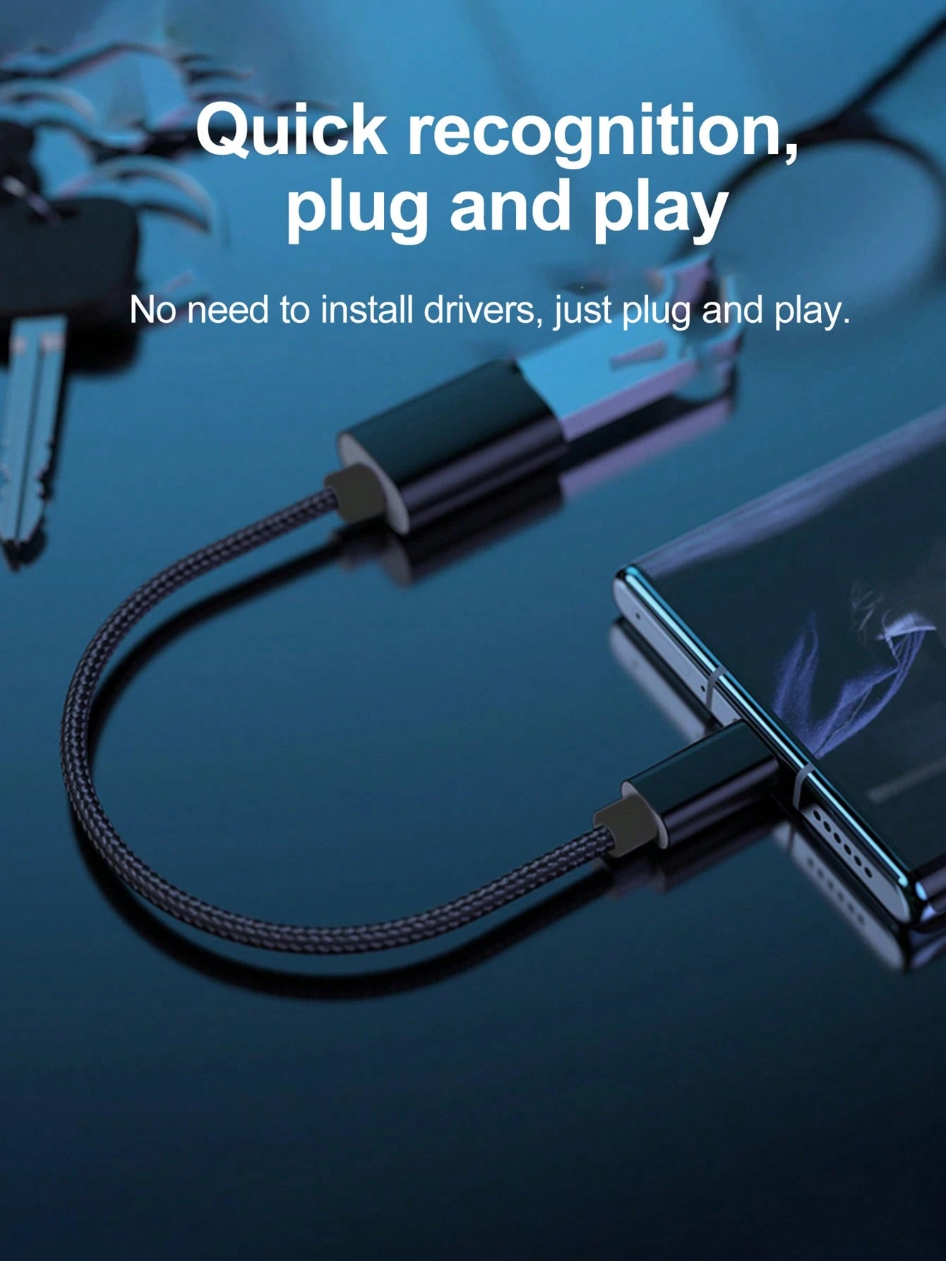 USB C To USB Adapter, Type-C To USB Adapter, USB C Male To USB A Female Adapter, USB 3.0 OTG Adapter Type-C To USB Adapter, Compatible With Laptops/Tablets/Smartphones With USB Type-C Port