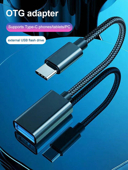 USB C To USB Adapter, Type-C To USB Adapter, USB C Male To USB A Female Adapter, USB 3.0 OTG Adapter Type-C To USB Adapter, Compatible With Laptops/Tablets/Smartphones With USB Type-C Port