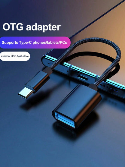 USB C To USB Adapter, Type-C To USB Adapter, USB C Male To USB A Female Adapter, USB 3.0 OTG Adapter Type-C To USB Adapter, Compatible With Laptops/Tablets/Smartphones With USB Type-C Port