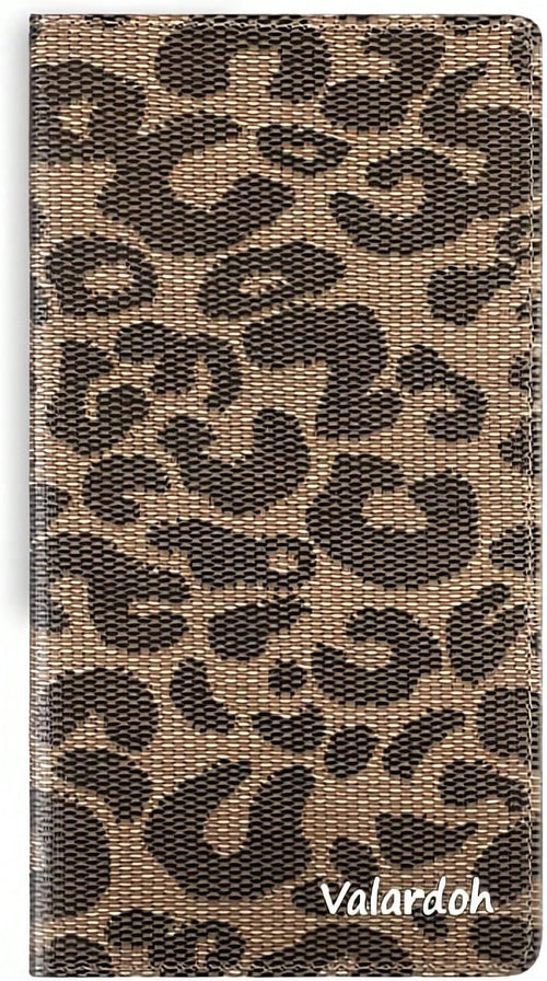 Valardoh Premium Car Registration And Insurance Card Holder, Car Document Holder For Cards, Driver License &Amp; Other Essential Documents (Large, Leopard)