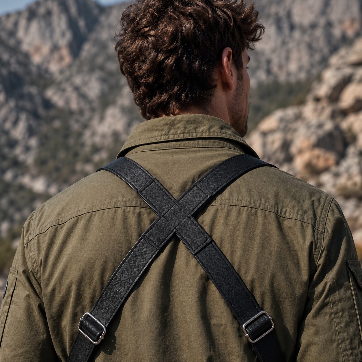 Vest Bag Tactical Chest Bag New Men's Retro Backpack Armpit Bag Multifunctional Single Shoulder Bag Outdoor Sports Men's Bag