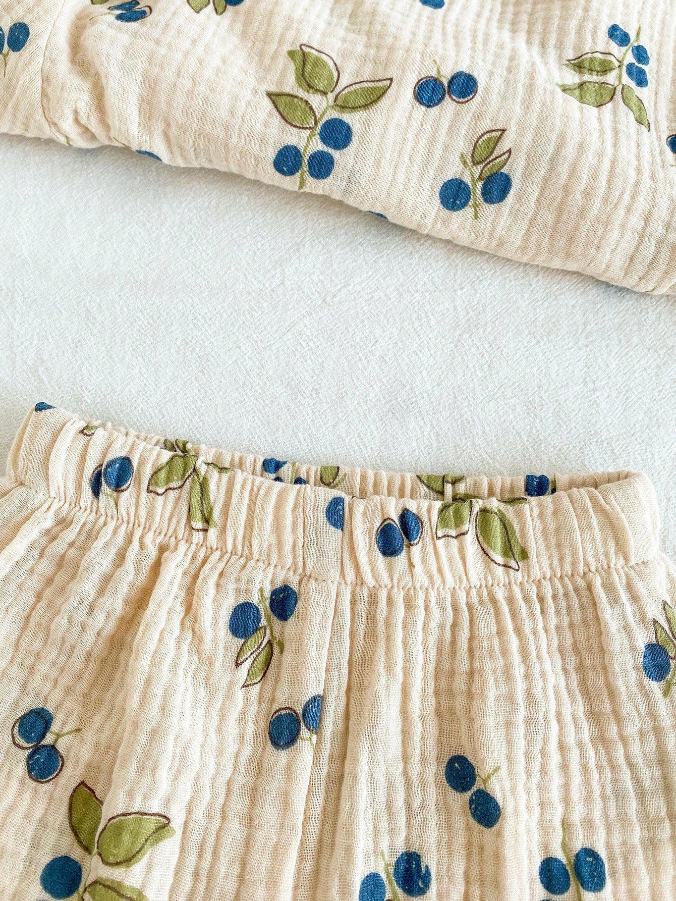 Vintaside Kids Baby Boy Summer Casual Cute Leaf Print Shirt And Shorts Set Vacation Holiday Beige