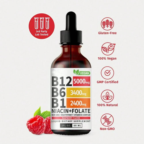 Vitamin B12 And B6 Liquid Drops, Vitamin B12 Sublingual Vitamin B Complex B 12