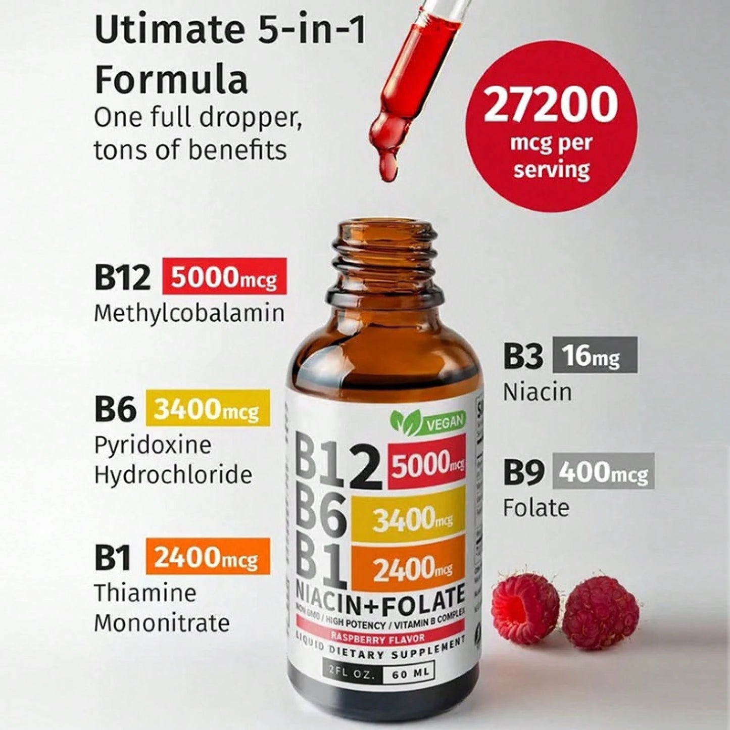 Vitamin B12 And B6 Liquid Drops, Vitamin B12 Sublingual Vitamin B Complex B 12