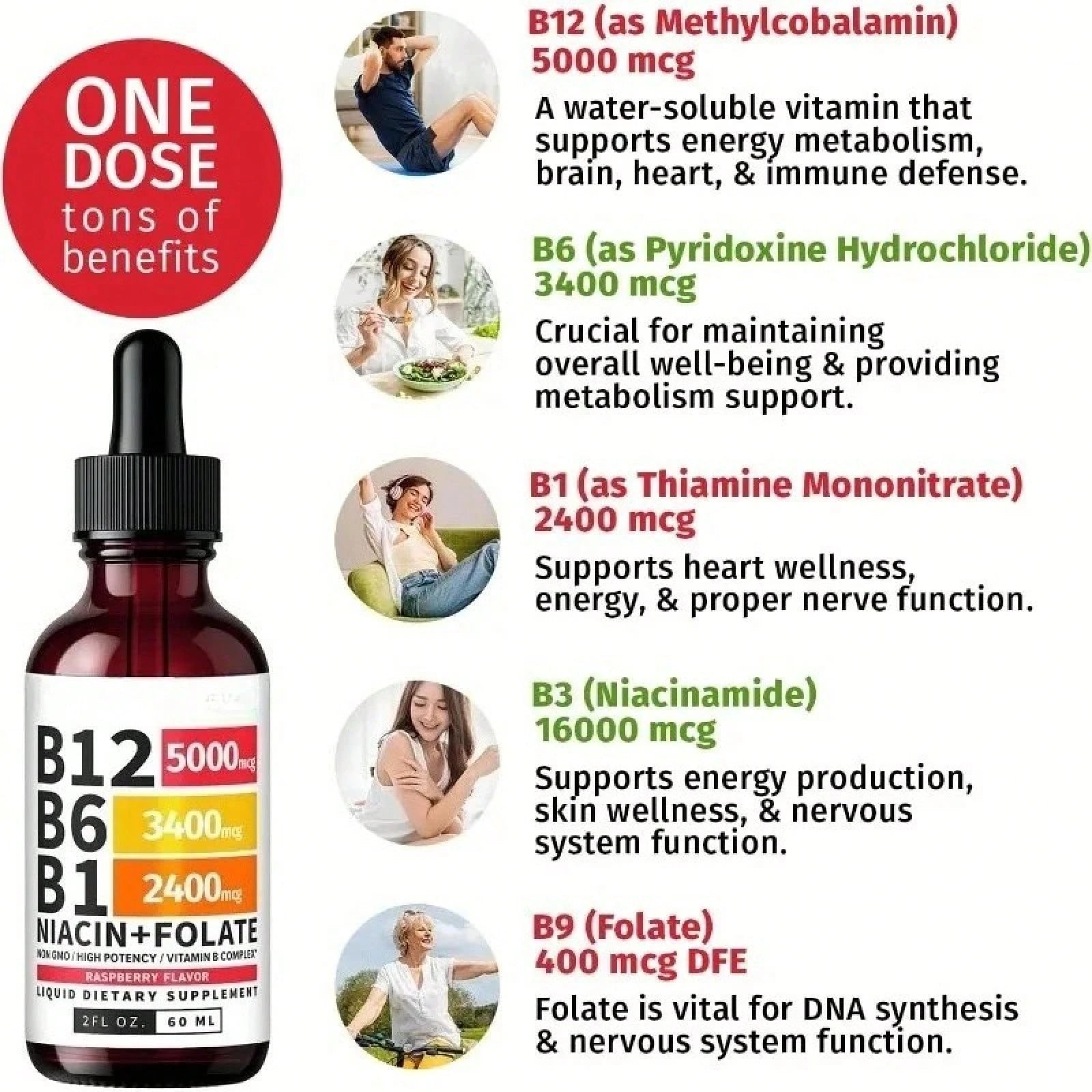 Vitamin B12 And B6 Liquid Drops, Vitamin B12 Sublingual Vitamin B Complex B 12