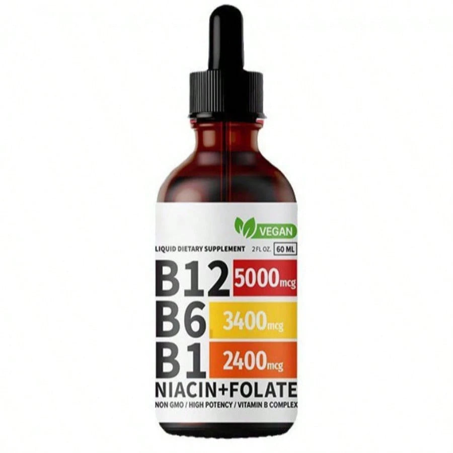 Vitamin B12 And B6 Liquid Drops, Vitamin B12 Sublingual Vitamin B Complex B 12
