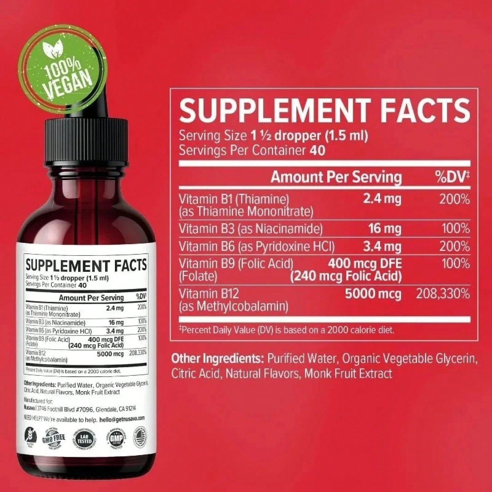 Vitamin B12 And B6 Liquid Drops, Vitamin B12 Sublingual Vitamin B Complex B 12