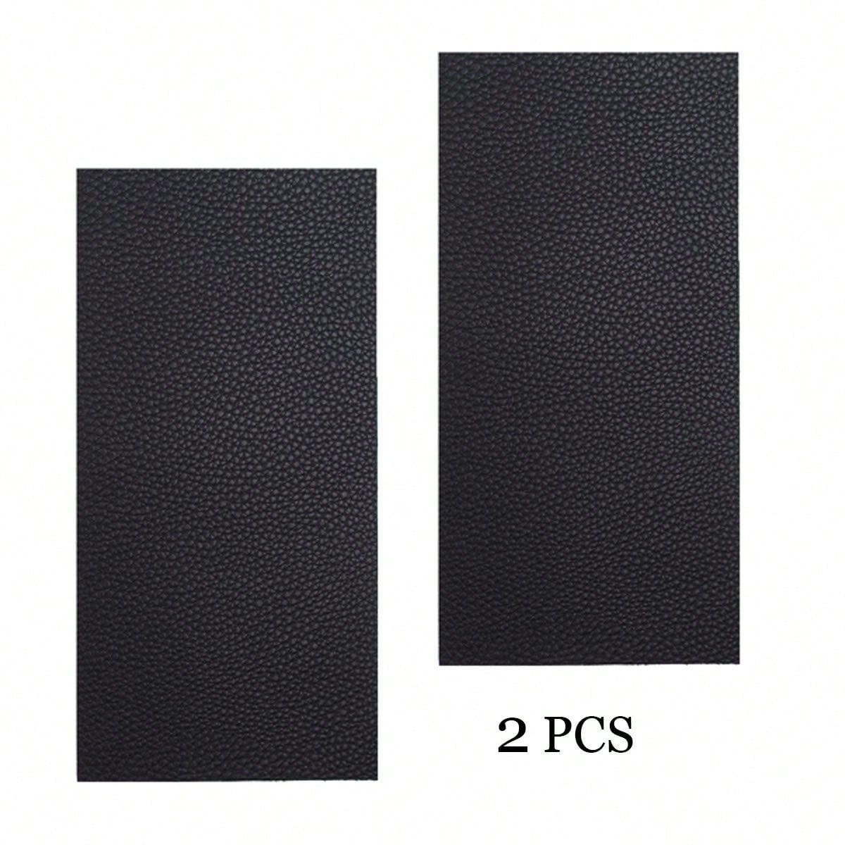 Vowcarol Leather Repair Kits For Couches And Cars, Leather Repair Patches Super-Thin Vinyl Repair Kit 2 PCS Black