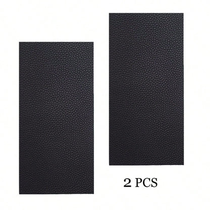 Vowcarol Leather Repair Kits For Couches And Cars, Leather Repair Patches Super-Thin Vinyl Repair Kit 2 PCS Black