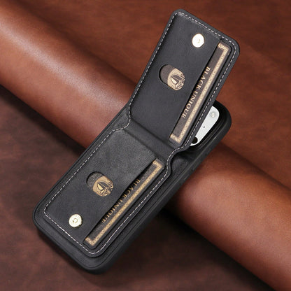 Wallet Card Holder Cardholder Phone Case 1pc Leather Flip Stand Wallet Case With Card Slots Compatible With Apple 17 Pro Max/ Galaxy A56, International Version, Not The Domestic Version Mom Gift