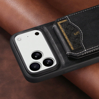 Wallet Card Holder Cardholder Phone Case 1pc Leather Flip Stand Wallet Case With Card Slots Compatible With Apple 17 Pro Max/ Galaxy A56, International Version, Not The Domestic Version Mom Gift