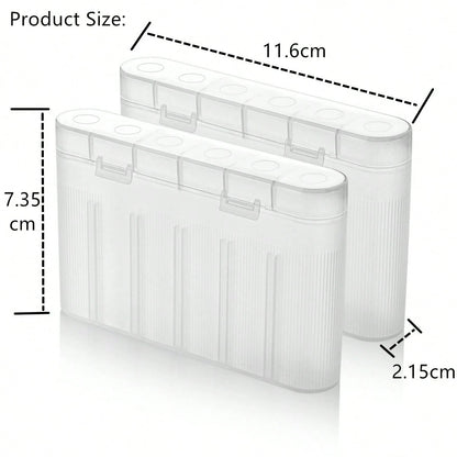 Waterproof 18650 Battery Case, 18650 Battery Storage Box, 18650 Battery Carrying Case, 18650 Battery Portable Storage Box, ABS Material, More Durable And Sturdy