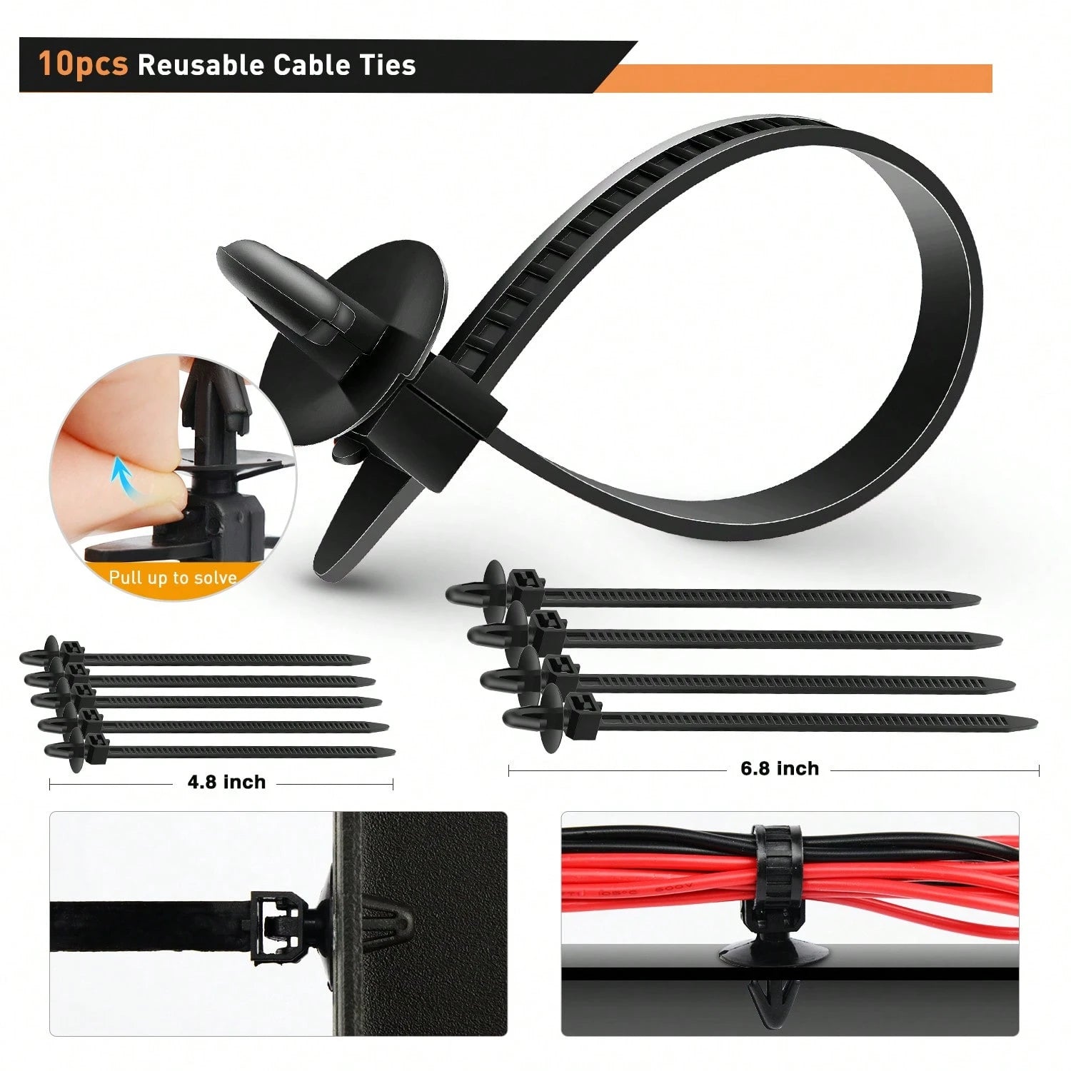 waywe GOOACC 845Pcs Car Push Retainer Clips Auto Fasteners Assortment 24 Most Popular Sizes Nylon Bumper Fender Rivets With 10 Cable Ties And Fasteners Remover For GM F-Series Luxury Japanese Vehicle