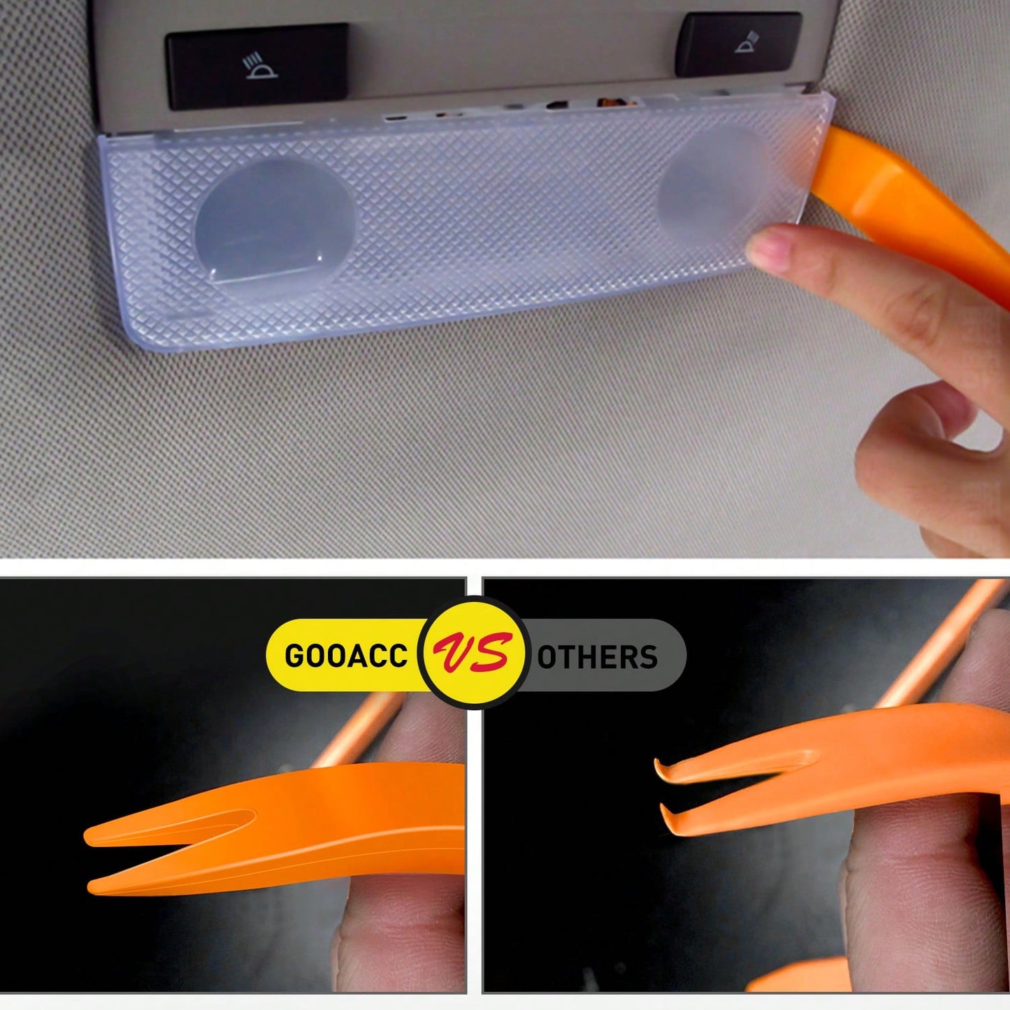 waywe GOOACC 845Pcs Car Push Retainer Clips Auto Fasteners Assortment 24 Most Popular Sizes Nylon Bumper Fender Rivets With 10 Cable Ties And Fasteners Remover For GM F-Series Luxury Japanese Vehicle