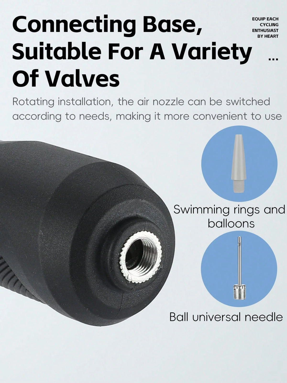 WEST BIKING Basketball Pump Portable Football Volleyball Balloon Toy Swimming Ring Ball Needle Inflatable Pump
