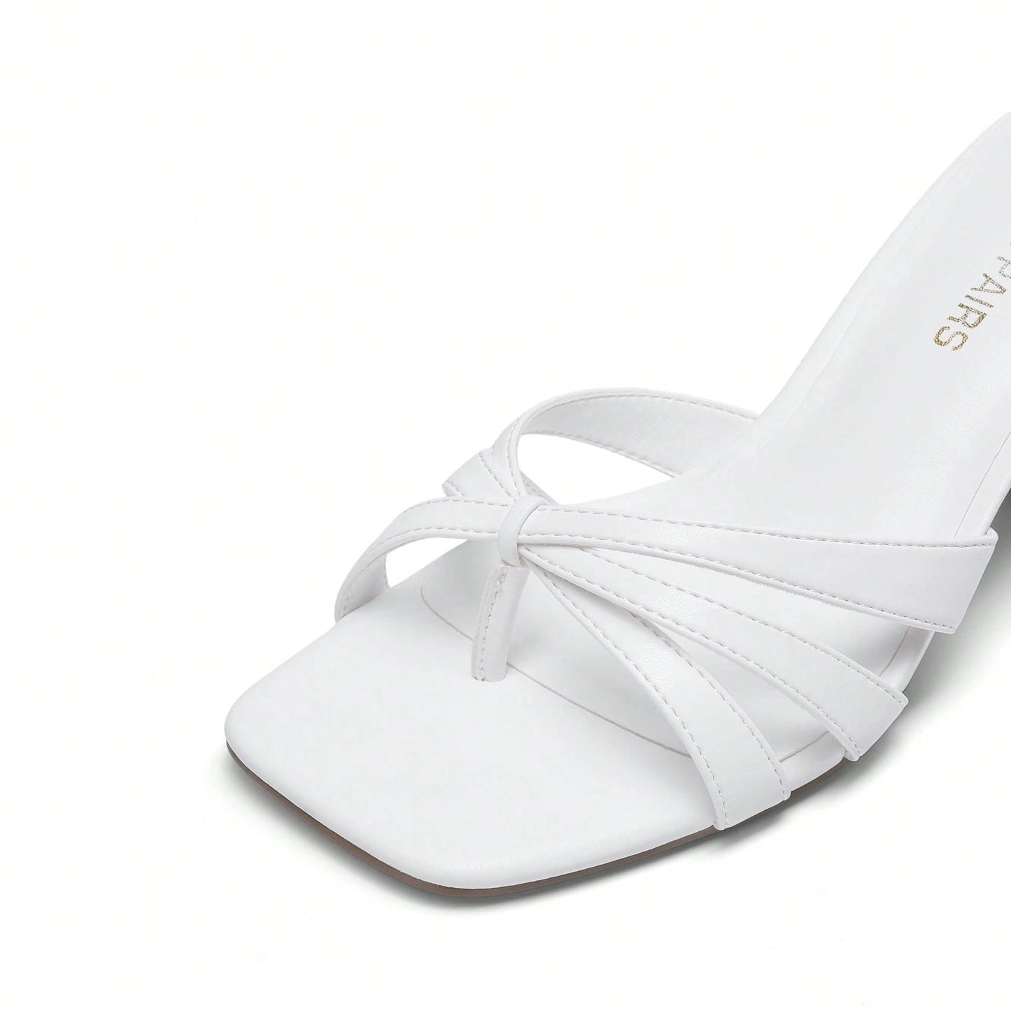 Women Crisscross Strap Kitten Heeled Sandals Fashionable Casual Slip-On High Heel Mules Comfortable Party Wedding Dress Shoes