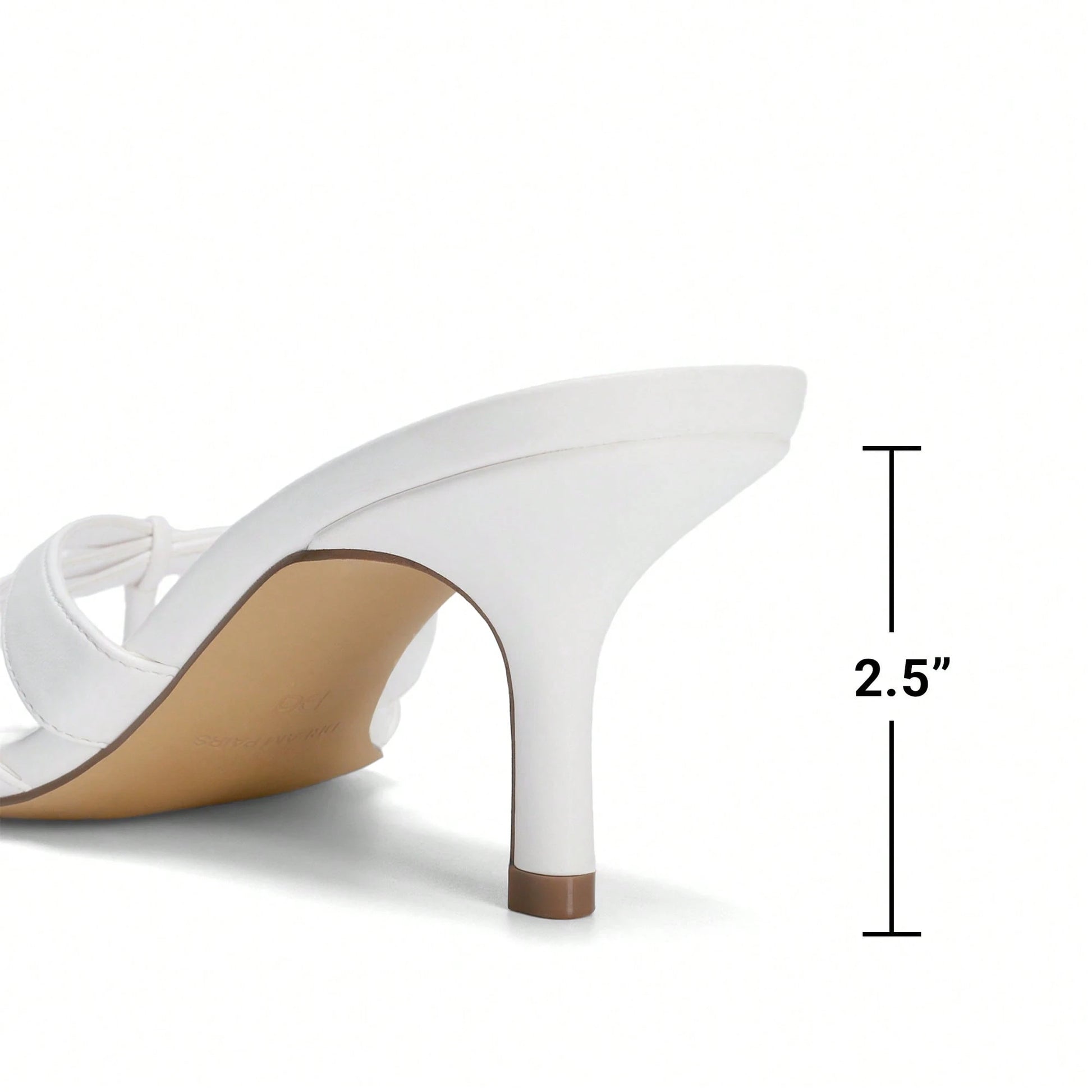 Women Crisscross Strap Kitten Heeled Sandals Fashionable Casual Slip-On High Heel Mules Comfortable Party Wedding Dress Shoes