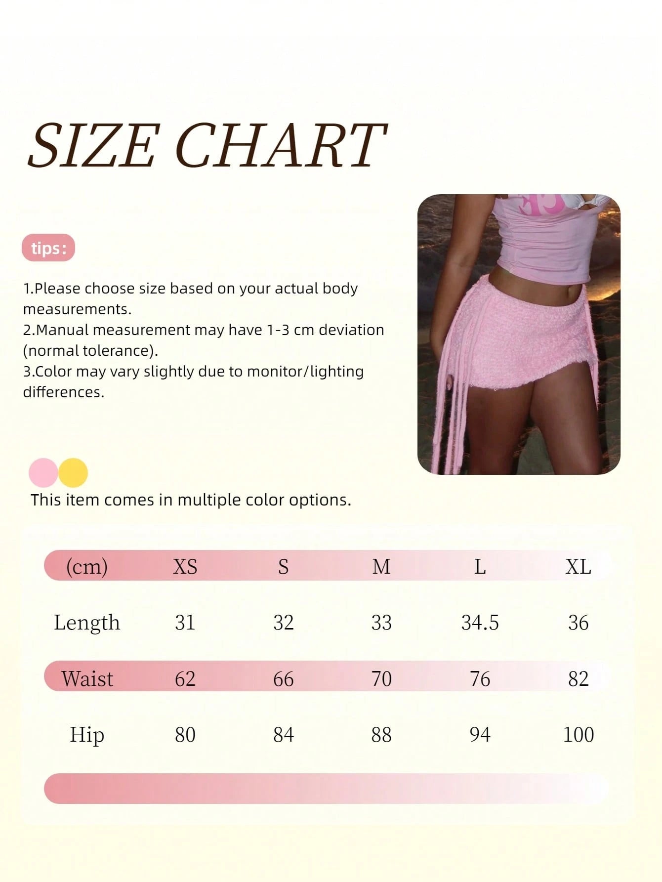 Women Pink Knit Mini Skirt- Side Tie Detail Casual Skirt, Cute Beach Party Bottom For Vacation & Night Out Going Out Clubwear