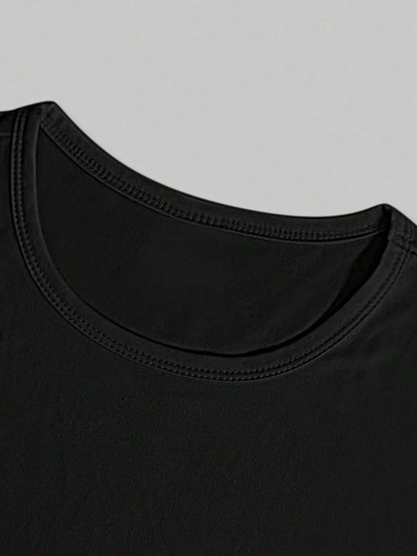 Women's Bark For Me Wolf Pattern Short Tank Top,Y2K Street Style Gothic Fashion Aesthetic Sleeveless Shirt,Streetwear Letter Print Crop Top Black Top