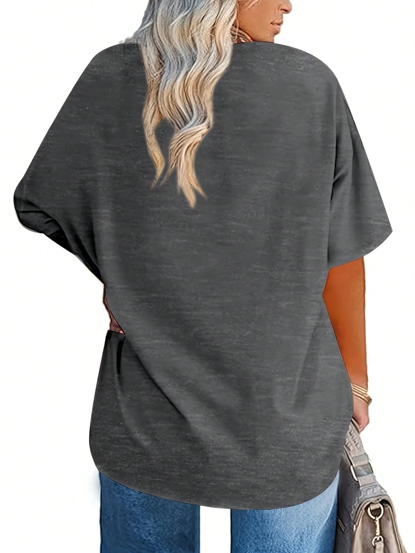 Women'S Clifford The Big Red Dog Graphic T-Shirt- Casual Round Neck Short Sleeve Tee, Soft & Comfortable Fit, Gray With Vibrant Red & Yello