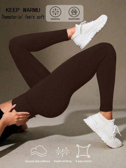 Women's High Waist Elastic Slimming Yoga Pants, Casual Daily Fitness Leggings For Summer Spring Black Fall
