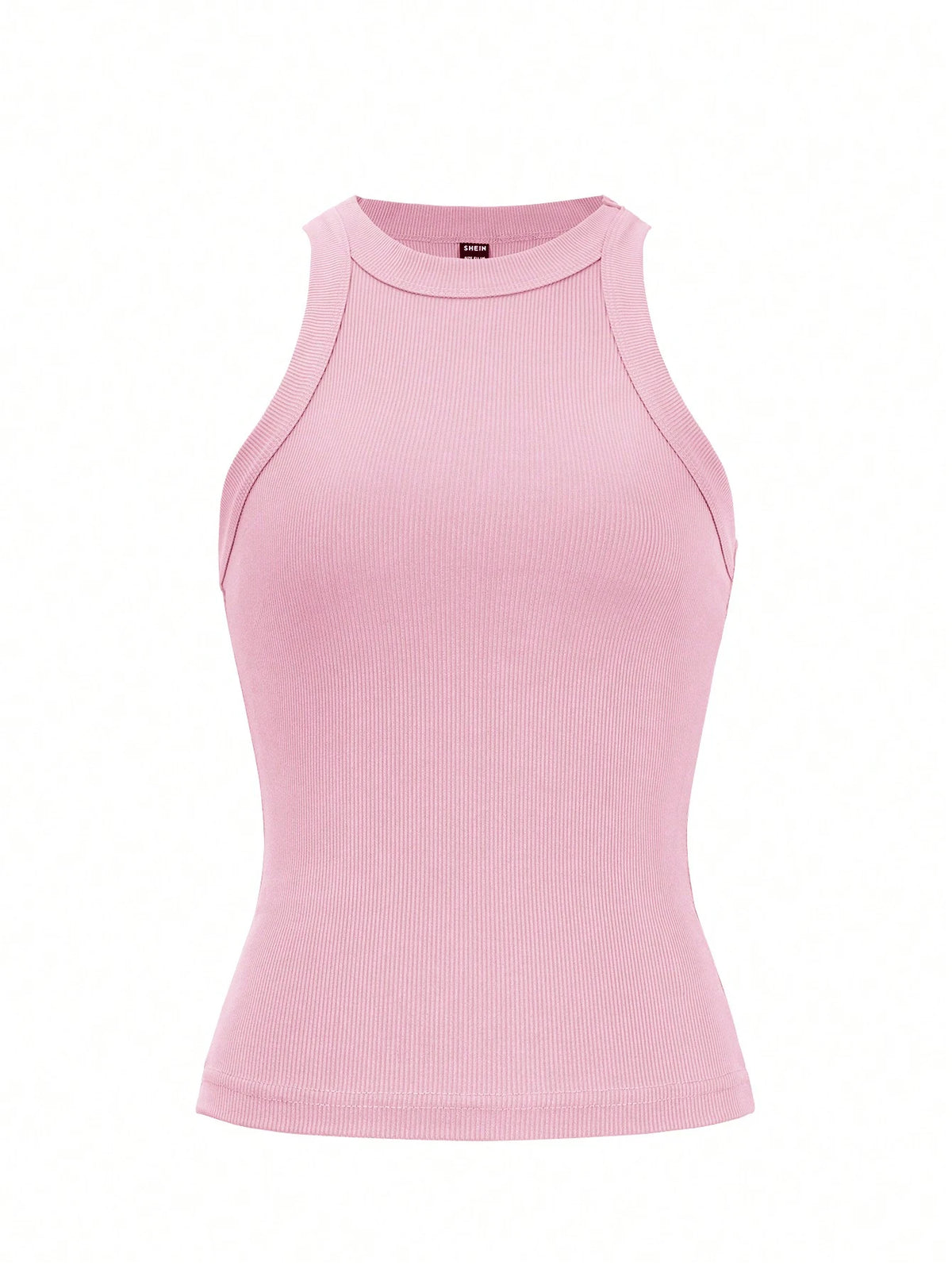 Women's Plain Sleeveless Casual Tank Top, Minimalist And Fashionable For Daily Wear