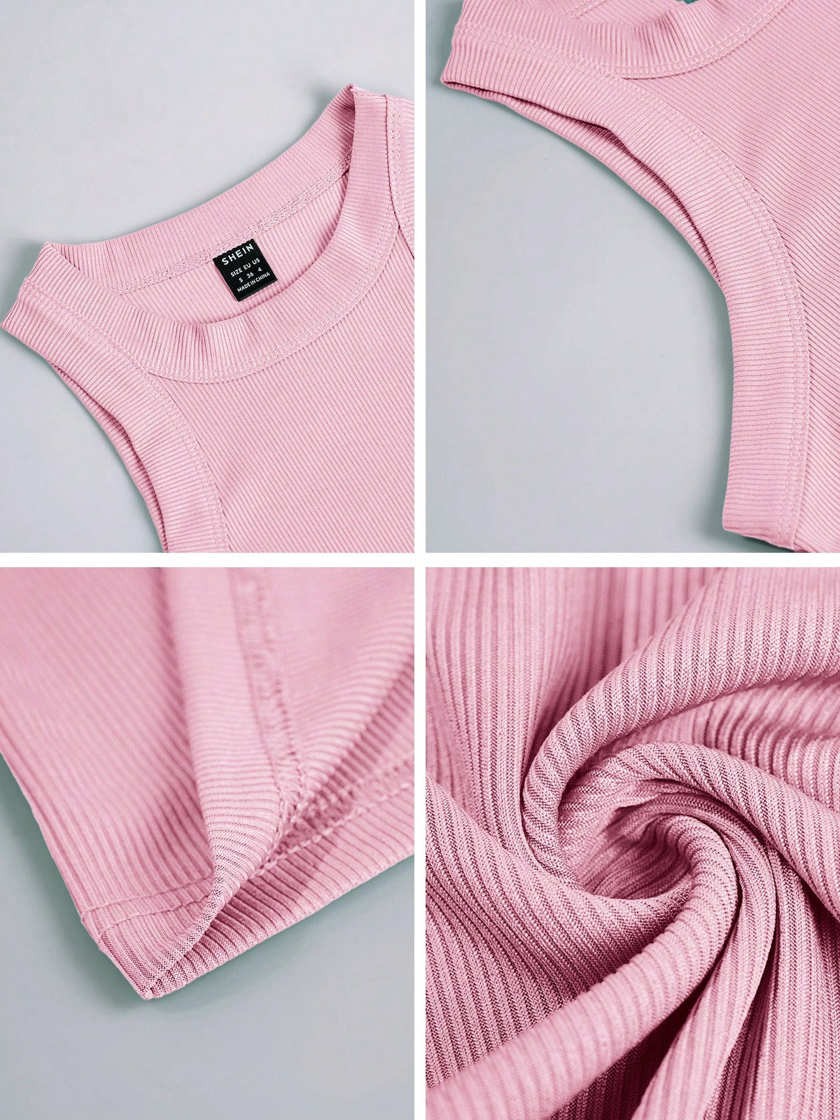 Women's Plain Sleeveless Casual Tank Top, Minimalist And Fashionable For Daily Wear