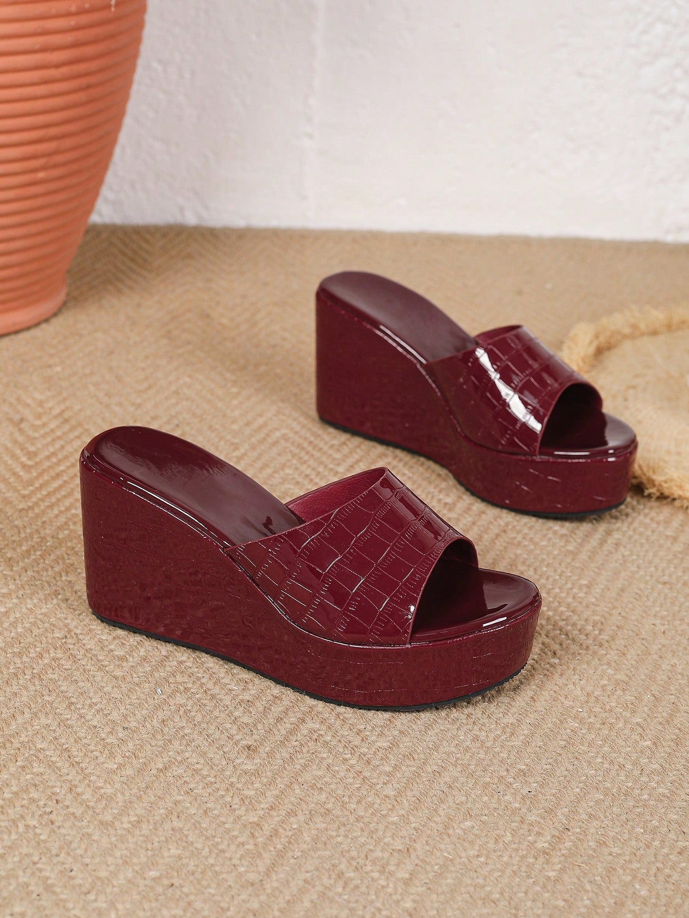 Women's Platform Wedge Sandals, Fashionable & Comfortable Casual Slippers For Spring/Summer, Music Festivals And Other Events, Holiday Essential