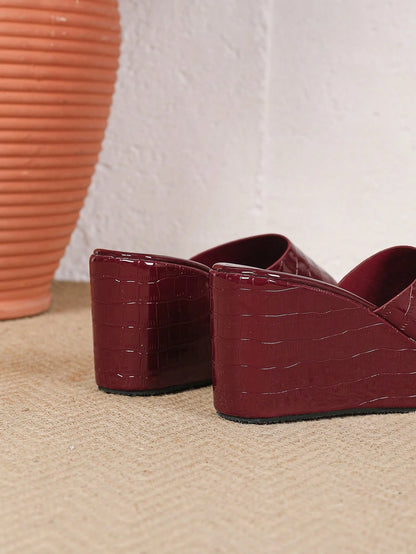 Women's Platform Wedge Sandals, Fashionable & Comfortable Casual Slippers For Spring/Summer, Music Festivals And Other Events, Holiday Essential